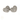ORECCHINI PUNTO LUCE CUORE IN ORO BIANCO 18K CON DIAMANTE