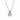 COLLANA BEBE' IN ORO BIANCO 18K E DIAMANTI