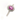 ANELLO IN ORO BIANCO 18K CON ZAFFIRO ROSA E DIAMANTI