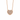 COLLANA CUORE IN ORO ROSA 18KT E DIAMANTI