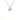 COLLANA PUNTO LUCE FIORE IN ORO BIANCO 18K CON DIAMANTI