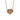 COLLANA CUORE IN ORO ROSA 18KT E DIAMANTI