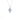 COLLANA CROCE IN ORO BIANCO 18K CON DIAMANTE E ZAFFIRI