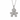 COLLANA BEBE' IN ORO BIANCO 18K E DIAMANTI