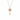 COLLANA CHIAVE  IN ORO ROSA 18KT CON DIAMANTI