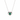 COLLANA ORO BIANCO CON SMERALDO COLOMBIANO