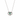 COLLANA ORO BIANCO CON SMERALDO COLOMBIANO
