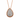 COLLANA GOCCIA IN ORO ROSA 18KT E DIAMANTI