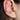 ORECCHINO EARCUFF IN ORO GIALLO 18K CON DIAMANTI E ACQUA MARINA