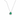 COLLANA ORO BIANCO CON SMERALDO COLOMBIANO