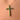 COLLANA CROCE IN ORO GIALLO 18K E ZAVORITE