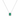 COLLANA ORO BIANCO CON SMERALDO COLOMBIANO