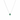 COLLANA ORO BIANCO CON SMERALDO COLOMBIANO