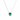 COLLANA ORO BIANCO CON SMERALDO COLOMBIANO