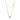 COLLANA CUORE IN ORO GIALLO 18KT E DIAMANTI