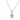 COLLANA BEBE' IN ORO BIANCO 18K E DIAMANTI