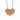 COLLANA CUORE IN ORO ROSA 18KT E DIAMANTI