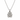 COLLANA BEBE' IN ORO BIANCO 18K E DIAMANTI