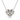 COLLANA CUORE  IN ORO BIANCO 18KT E DIAMANTI