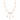COLLANA CUORI IN ORO ROSA 18KT E DIAMANTI