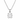COLLANA BEBE' IN ORO BIANCO 18K E DIAMANTI