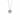 COLLANA PUNTO LUCE IN ORO BIANCO 18KT E DIAMANTI