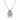 COLLANA BEBE' IN ORO BIANCO 18K E DIAMANTI