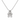 COLLANA BEBE' IN ORO BIANCO 18K E DIAMANTI